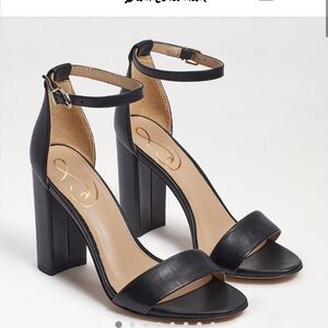 Sam Edelman Yaro Black Ankle Strap Sandals